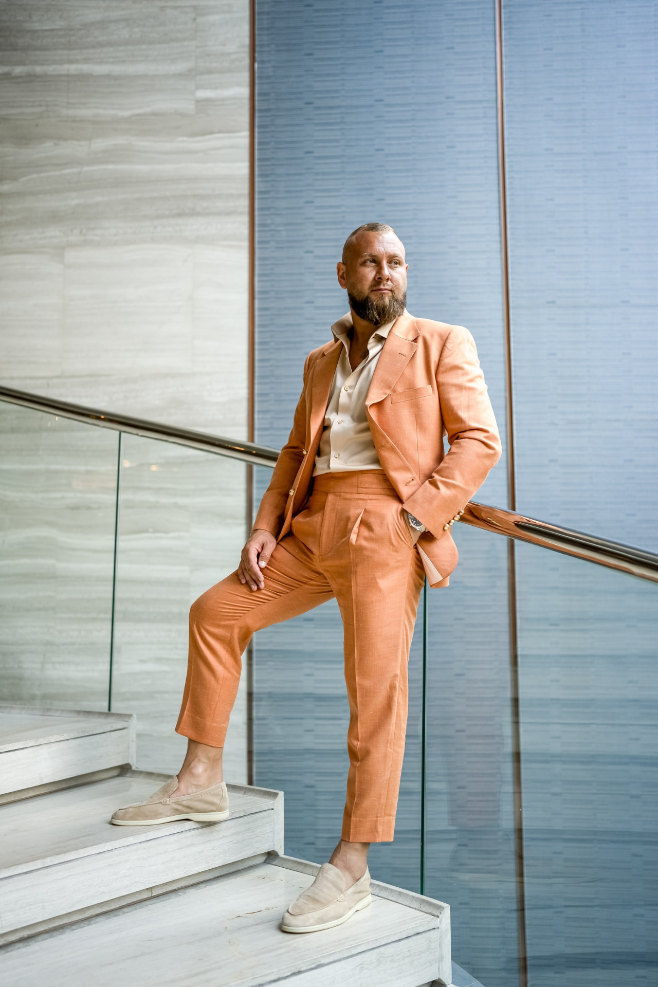 Stanis Zichler photographed in Dubai