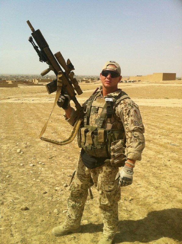 Stanis Zichler on deployment in Afghanistan